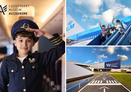 Entree voor Luchtvaartmuseum Aviodrome