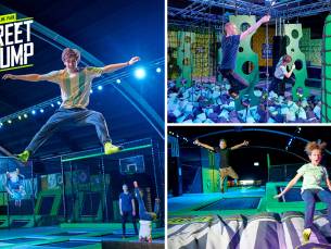 Vrij jumpen (2 uur) + zakje chips + limonade bij Street Jump Veldhoven