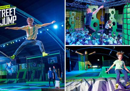 Vrij jumpen (2 uur) + zakje chips + limonade bij Street Jump Veldhoven