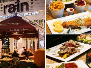 3-gangen keuzediner bij RAIN aan het Rembrandtplein in hartje Amsterdam