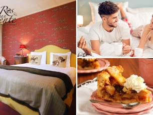 Overnachting voor 2 + ontbijt + evt. warme drank en gebak in Twente