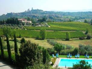 Uniek verblijf in Toscane, San Gimignano in een hotel met Panoramisch uitzicht incl. ontbijt & welkomstdrankje!