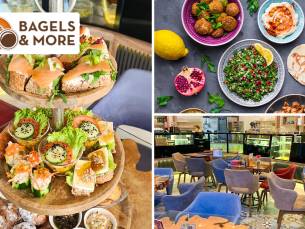 Mezzeproeverij of ultra deluxe high tea (1,5u) bij Bagels & More