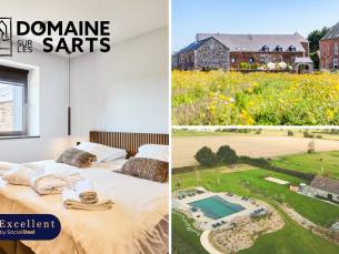 Overnachting(en) voor 2 + ontbijt + spa + hydromassage (30 min) dicht bij Namen