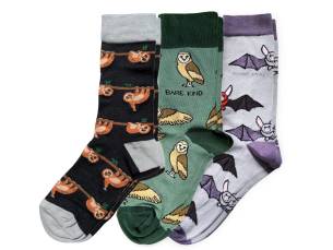 The Nocturnal Bamboo Socks Bundle of 3 | UK Adult 7-11