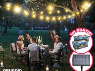 Solar Lichtslinger Met 50 Lampjes 6,9M - Vandaag 1+1 GRATIS! ...