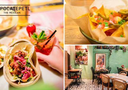 3-gangen keuzediner bij Popocatepetl