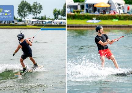 WaterskiÃ«n of wakeboarden (2 uur) voor 1 of 2 personen bij BetuweStrand Recreatie