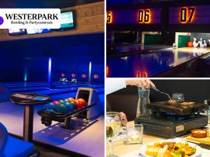 Bowlen (55 min. of 1,5 uur) + evt. All-You-Can-Eat steengrill bij Bowling Westerpark