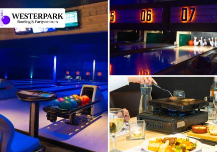 Bowlen (55 min. of 1,5 uur) + evt. All-You-Can-Eat steengrill bij Bowling Westerpark