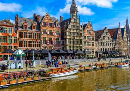 Verblijf aan de oevers van de Leie in de historische stad Gent (ook incl. ontbijt boekbaar)