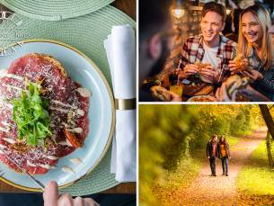 2-gangen keuzelunch + evt. wandelarrangement bij GrandcafÃ© Bie de Tied