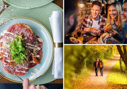 2-gangen keuzelunch + evt. wandelarrangement bij Grandcafé Bie de Tied