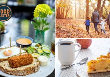Wandelarrangement incl. warme drank + gebak + 12-uurtje + drankje naar keuze