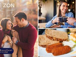 Wandel- of fietsarrangement incl. koffie/thee + gebak + 2-gangenlunch