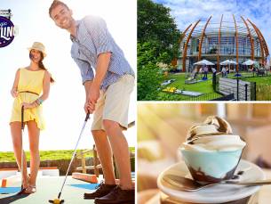 Minigolf (18 holes) + sundae ijsje