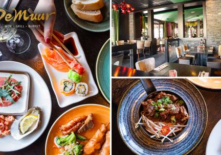 All-You-Can-Eat & Drink (1,5 uur) bij Restaurant De Muur
