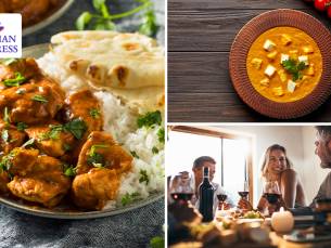 3-gangendiner bij Indian Express