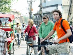 Fietsen door Old Delhi