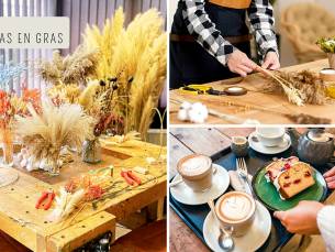 Workshop droogbloemenkrans maken (1,5 uur) + koffie/thee + lekkernij