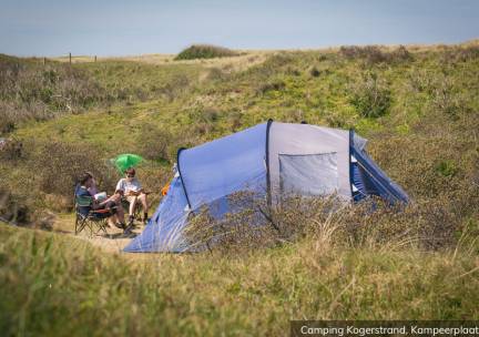Duinplek gezinstent met stroom