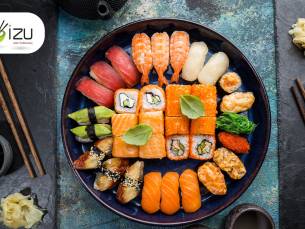 Sushibox (40 stuks) om af te halen bij Restaurant IZU