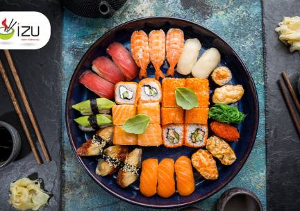 Sushibox (40 stuks) om af te halen bij Restaurant IZU