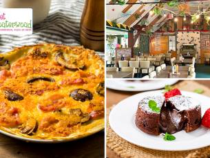 2-gangen keuzediner bij pannenkoekenhuis Het Kabouterwoud