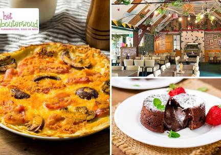 2-gangen keuzediner bij pannenkoekenhuis Het Kabouterwoud