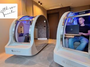 Wellnessbehandeling in zuurstofpod