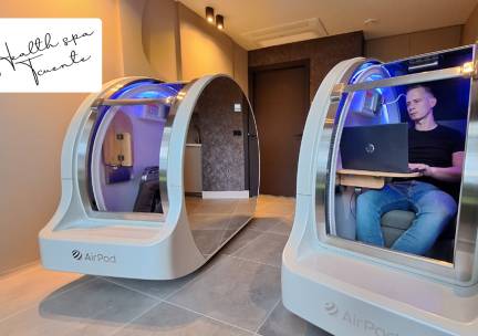 Wellnessbehandeling in zuurstofpod