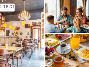 Luxe ontbijtbuffet + glas cava