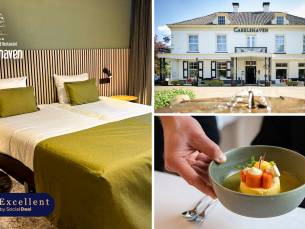 1 of 2 overnachtingen voor 2 + 6- of 5- en 4-gangendiner + ontbijt