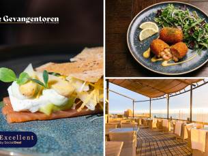 2-gangen keuzelunch bij Restaurant De Gevangentoren