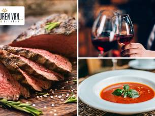 3-gangen keuzediner bij De Buren van...