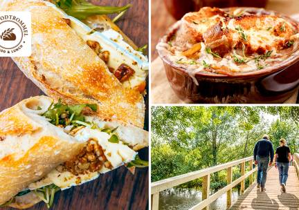 2-gangen keuzelunch of wandelarrangement bij Bakkerij De Broodtrommel