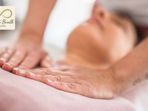 Ademsessie met intuÃ¯tieve healing en hoofd- en voetmassage (60 of 90 min)