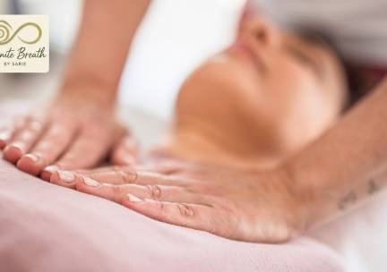 Ademsessie met intuïtieve healing en hoofd- en voetmassage (60 of 90 min)