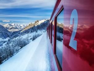Kerst met de Glacier- en Bernina Express