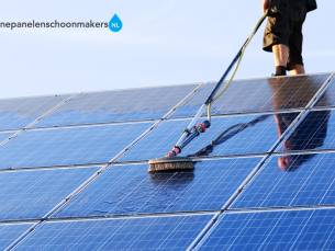 Zonnepanelen en dakgoot reinigen of vogelwering