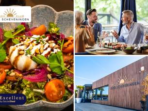 2- of 3-gangendiner Ã  la carte bij Beachclub Klein Scheveningen