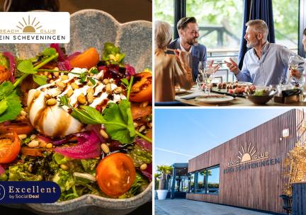 2- of 3-gangendiner Ã  la carte bij Beachclub Klein Scheveningen