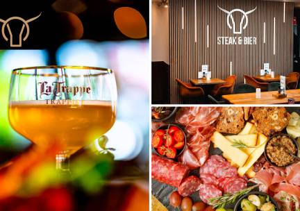 Borrelplank + speciaalbier, wijn of fris bij Steak &Bier