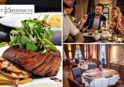 3-gangen keuzediner bij Restaurant Het Kreitenhuys