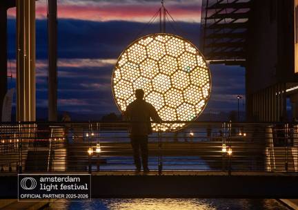 Rondvaart tijdens het Amsterdam Light Festival (90 min)