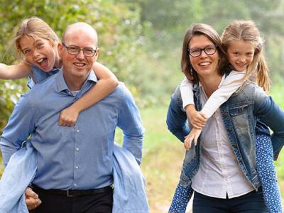 Fotoshoot (1-4 personen) op locatie + digitale foto