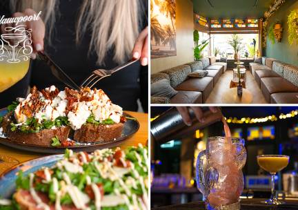 Lunchgerecht + evt. cocktail bij Cocktailbar Blauwpoort