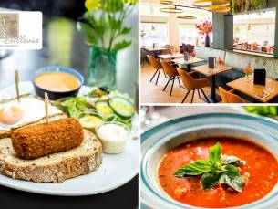 2-gangenlunch Ã  la carte aan het water