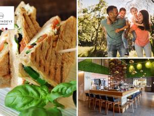 Shared lunch of wandelarrangement incl. koffie/thee + gebak + 2-gangenlunch