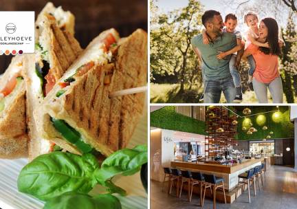 Shared lunch of wandelarrangement incl. koffie/thee + gebak + 2-gangenlunch